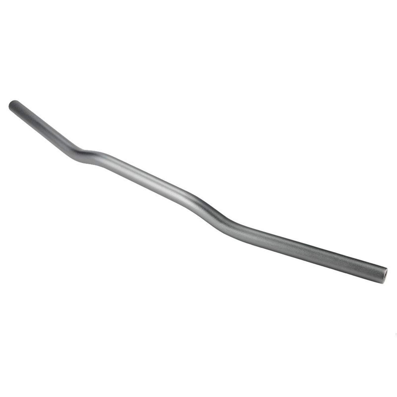 Manubrio moto, diametro 22 mm in lega di alluminio Manubrio modificato per moto retrò grigio piatto