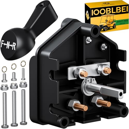 IOOBLBEI Golf Cart 36V Forward and Reverse Switch Assembly with Handle Fits Club Car DS 1983-Up Gas&Electric Golf Carts Replace Club Car DS Forward and Reverse Switch OEM# 101753003 1011997