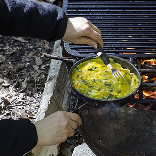 Campingbesteck EACHPT klappbar aus Edelstahl für Outdoor-Aktivitäten