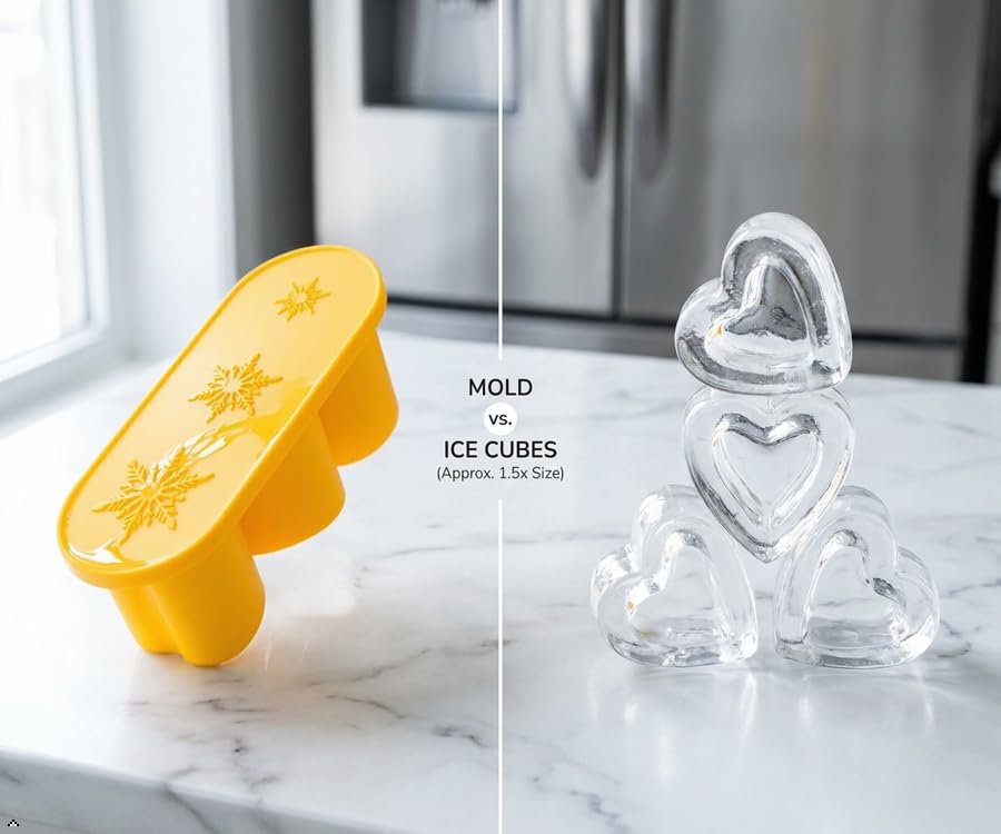 Molde de Silicona para 3 Cubos de Hielo para Vaso 20oz miniatura 6