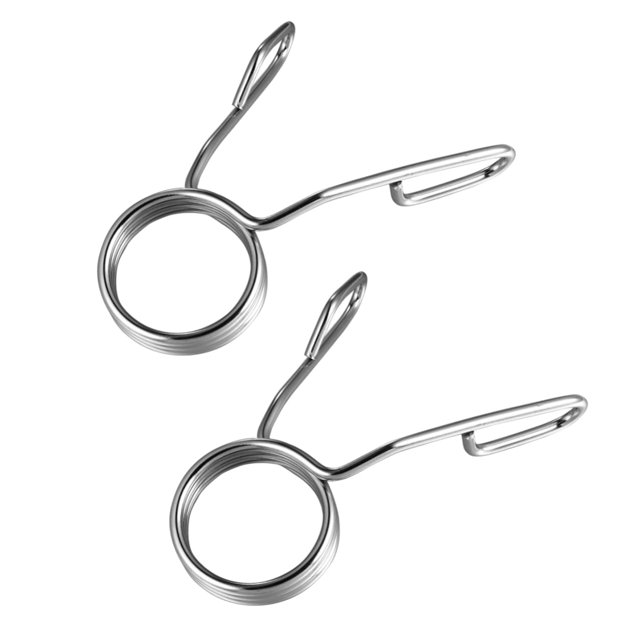 BESPORTBLE Weightlifting Bar Spring Clip Collars Gym Clips Barbell Snap Spring Buckle Secure Fit for Dumbbells