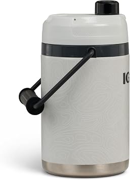 Igloo Trailmate Hybrid 54 oz Insulated Water Bottle, Large Sports Water Jug, Beverage Cooler, Bone