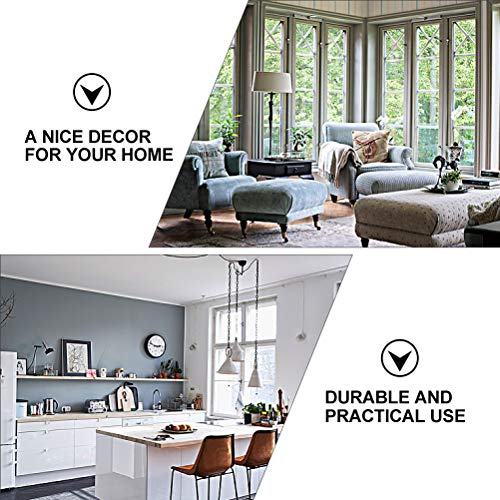 BESPORTBLE Relógios de parede criativos, de madeira, decorativos, simples para decoração de parede