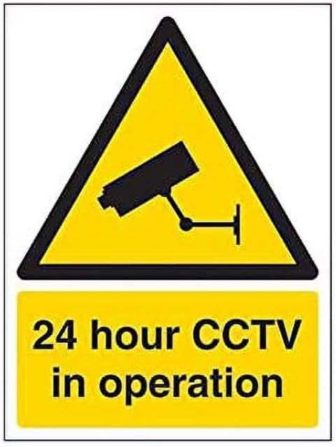 VSafety Security Notice, Cctv In Operation Sign - Portrait - 150mm x 200mm - 2mm Rigid Plastic