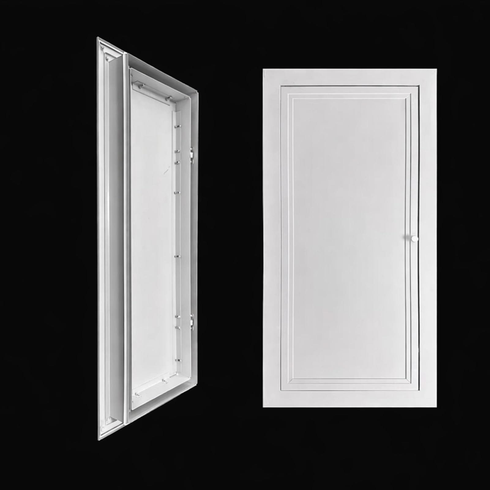 Yilufaykp White Durable Wall Access Panel With Knob, Attic Hatch, Easy Installation – Inspection Doors For Home Repairs And Maintenance(20X20in/50X50cm)
