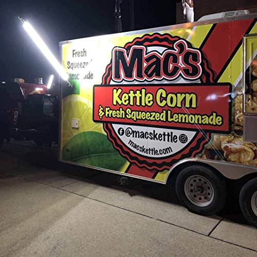 Food Truck Service Area Light – Single 5 Foot Pole 10,000 Lumens miniatura 3