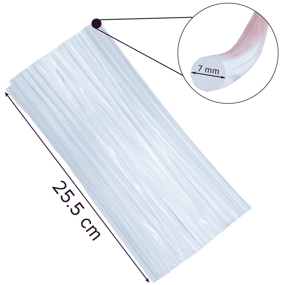 Craft County Hot Glue Sticks – 10-inch Crystal Clear Glue Sticks – Great for Arts & Crafts, DIY Repairs, and More!