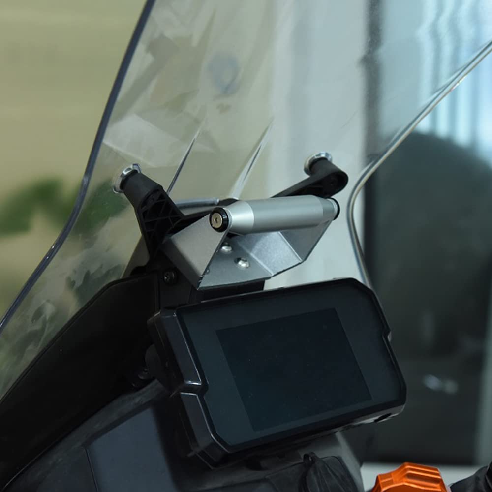 Supporto Moto Universale Per Navigatore/Telefono: Compatibile Con KTM 390/790/890 Adventure, In Alluminio - 4