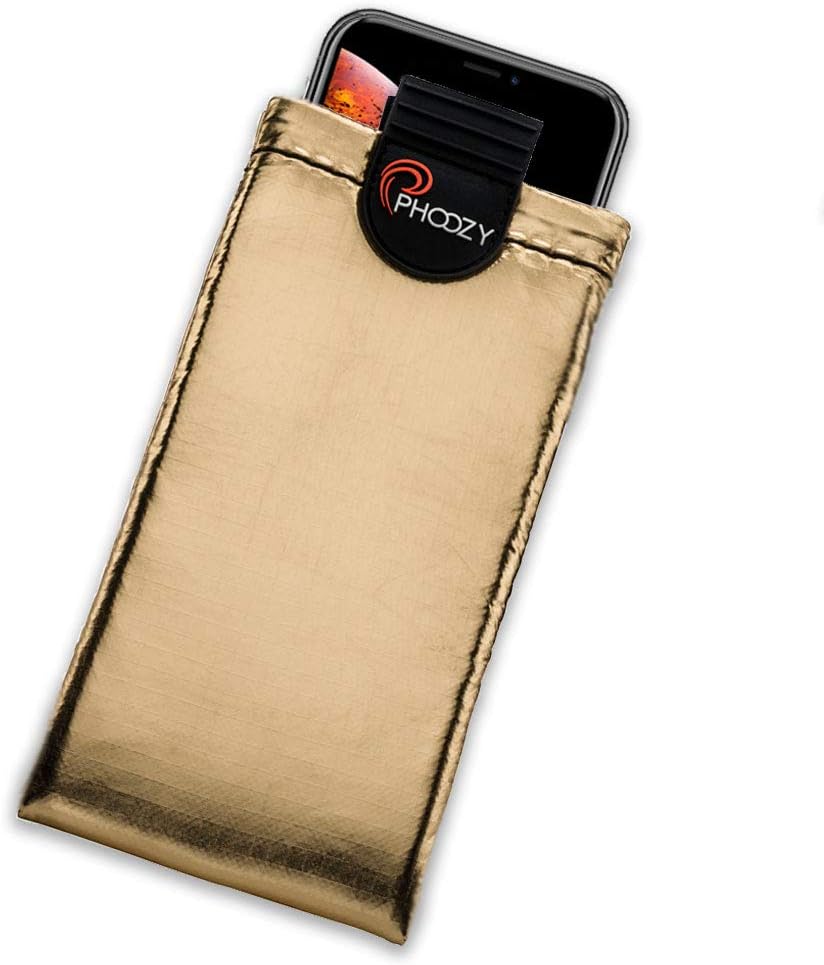 PHOOZY XP3 Series Ultra Rugged Thermal Phone Case - Insulated Weatherproof Protection - AS SEEN ON Shark Tank - Protection Against Cold &amp; Snow, Sun &amp; Heat. Extends Battery Life Medium - Gold