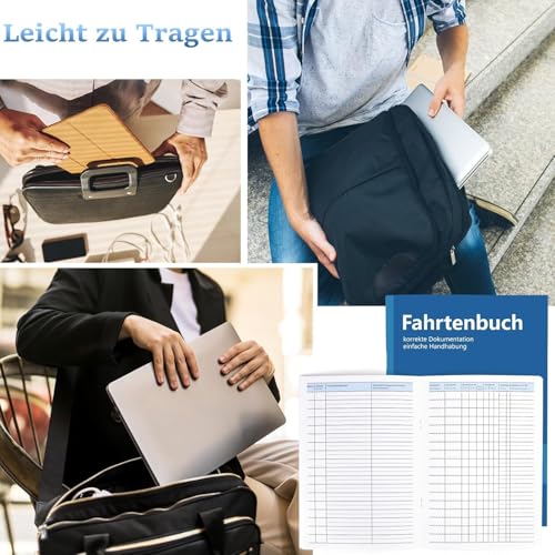 2 Stück Fahrtenbuch 40 Seiten Fahrtenbücher A5 Fahrtenbuch Pkw Fahrtenbuch Lkw Finanzamt Anerkannt zur Trennung Geschäftlicher und Privater Fahrten