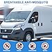 Gpaentsn Magnetic Window Bug Screen for Front Doors Window, Pair Compatible with 2014-2024 Ram Promaster High Roof