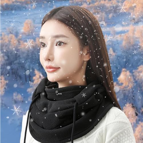 HiXip Chapéu de orelha, chapéu à prova de com cordão | Moda feminina de inverno para uso externo, ca