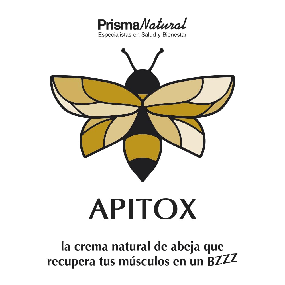Crema Corporal Apitox de Masaje Deportivo 60 ml – Efecto Frío-Calor – Apitoxina-Like, Mentol y Capsaicina – Textura Ligera y Rápida Absorción – Cuidado Muscular Diario – Prisma Natural
