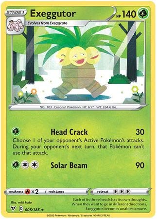 Pokemon Single Card EXEGGUTOR 005/185 VIVID VOLTAGE