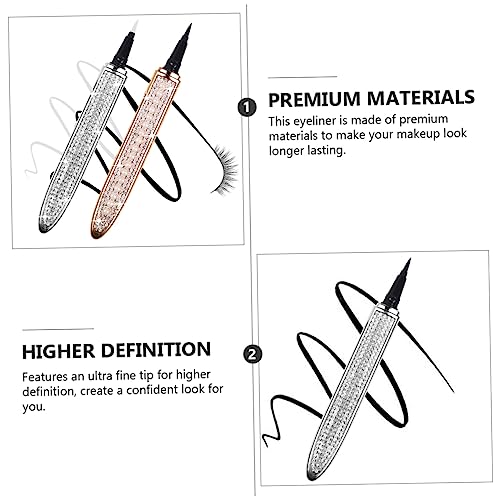 Didiseaon 2pcs Delineador Líquido para Ojos miniatura 2