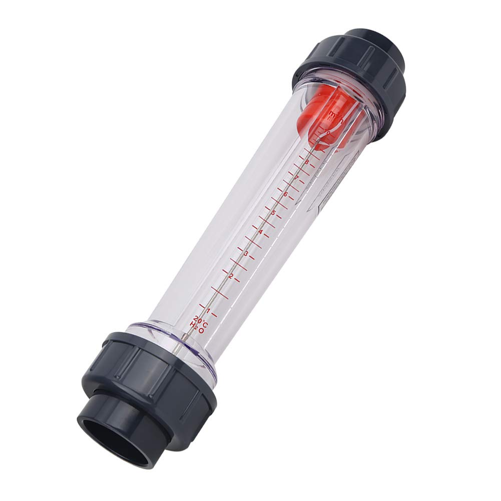 LZS-40 (D) Misuratore di portata per liquidi, gamma 1-10 m³/H Strumento per misuratore di portata a flusso d'acqua a tubo in plastica ad alta precisione