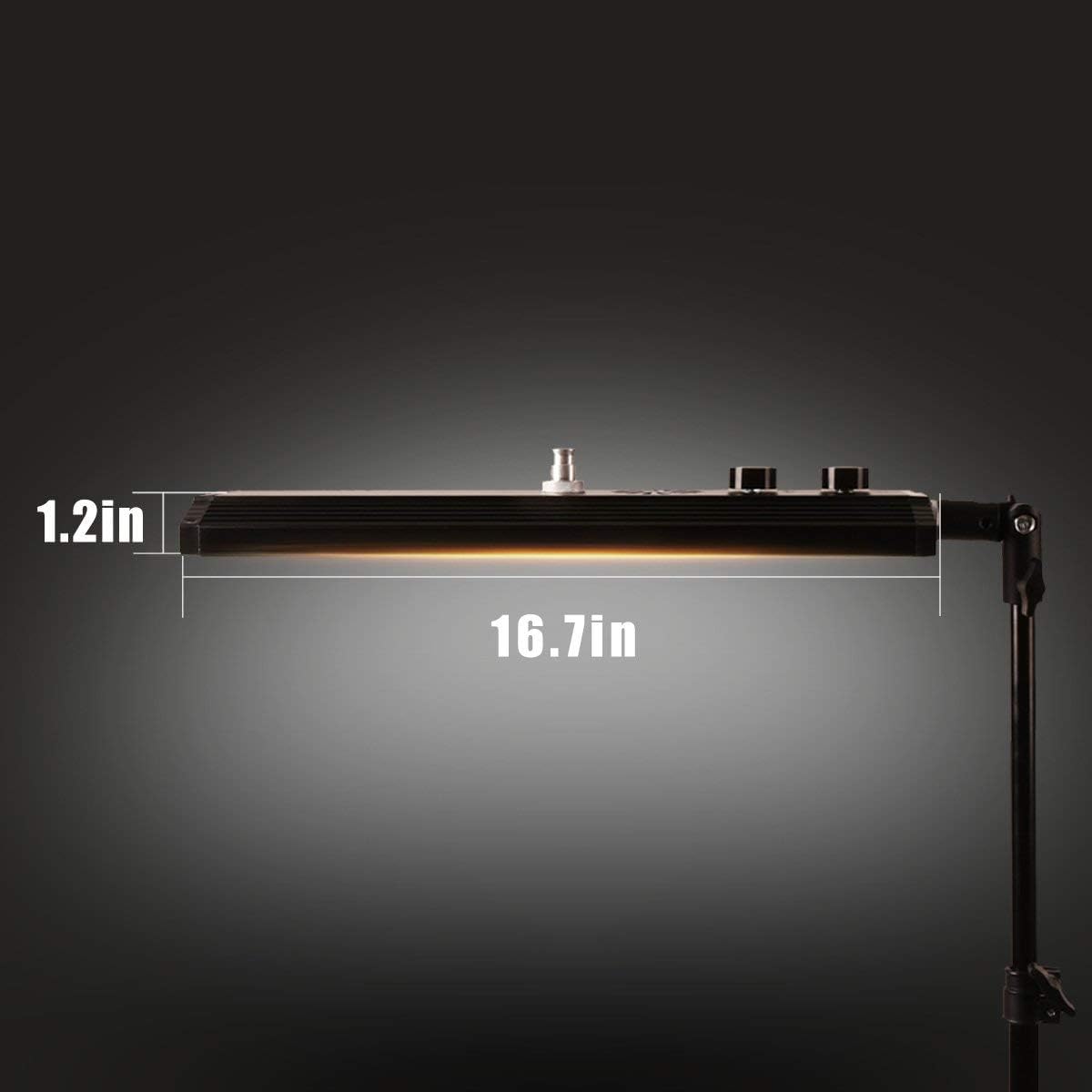 Free Shipping Offer GSKAIWEN Photography Studio LED Lighting Kit Adjustable Light with Stand Tripod Photographic Video Fill Light Makeup Lighting Professional(Single Light+Light Rack)