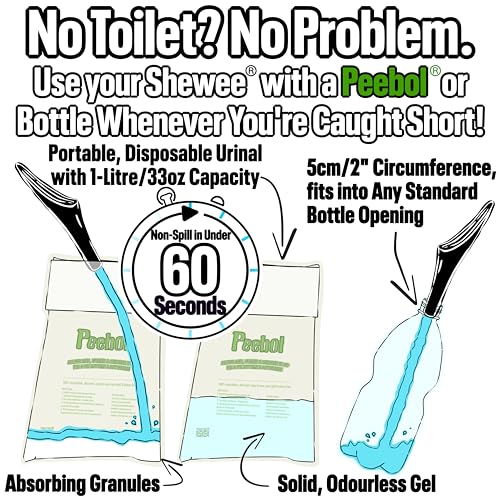 SHEWEE Extreme Female Urinal – UK Made Reusable Stand to Pee Funnel – Travel Essential, Camping Accessories, Festival Female Urination Device - Thumbnail 7