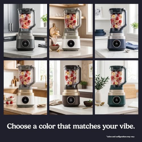 Ninja CrushBOSS Intelligent Blender, 1850PW, XL 72-oz, Mocha, LB201BR - image 7
