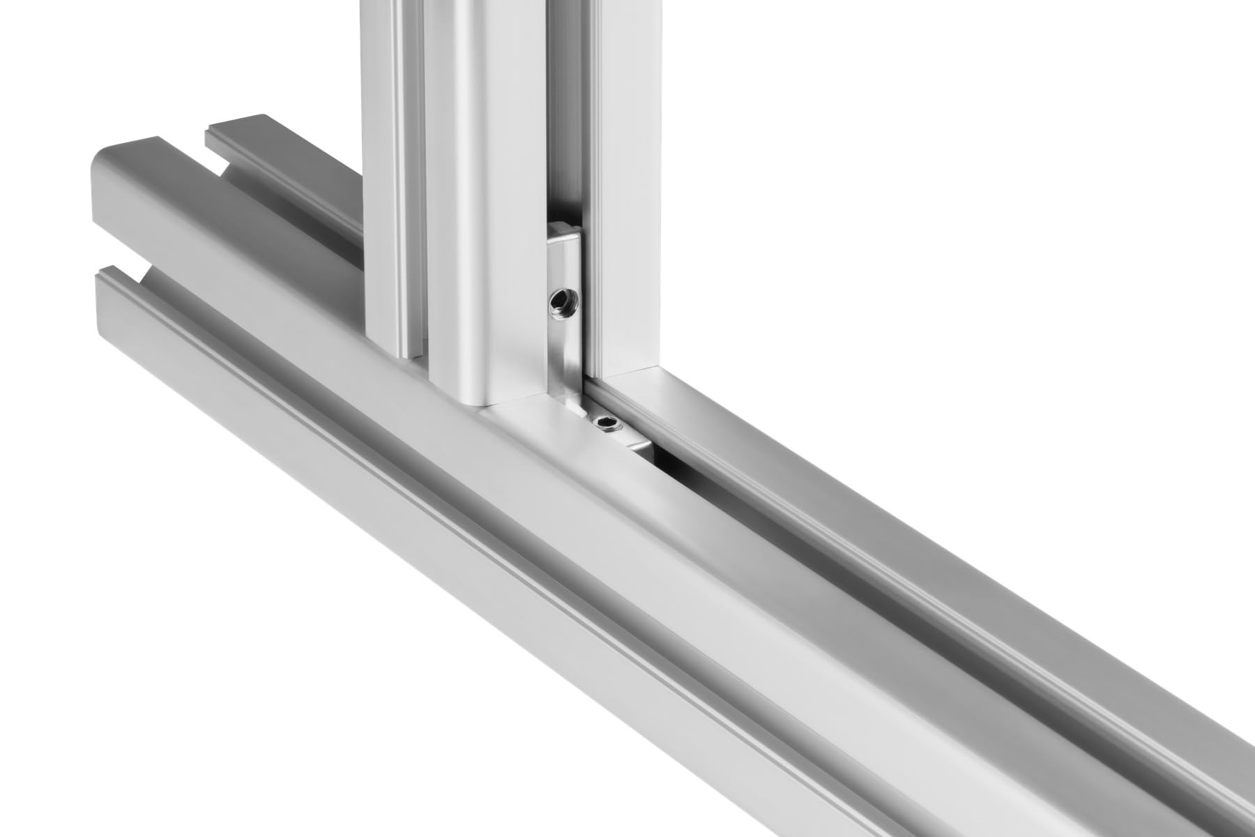 Konstruktionsprofil 20x20mm im Zuschnitt, Nut 6, Typ-I, 1-2 Meter, System-, Montage-, Vierkant-, Alu Profil (4, SILBER ELOXIERT, 20 x 20mm (2 Meter))
