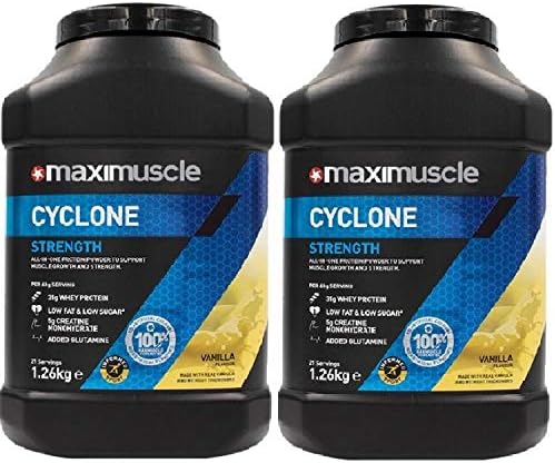 Maximuscle Cyclone - 1.26kg - Vanilla Twin Pack