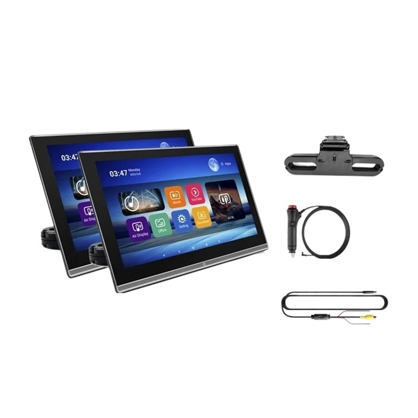 11.5/13.3'' System IPS Headrest Monitor Tablet Touch Screen for Car Rear Seat Display Mirror Images Video Player (11.5 Inch 2g)