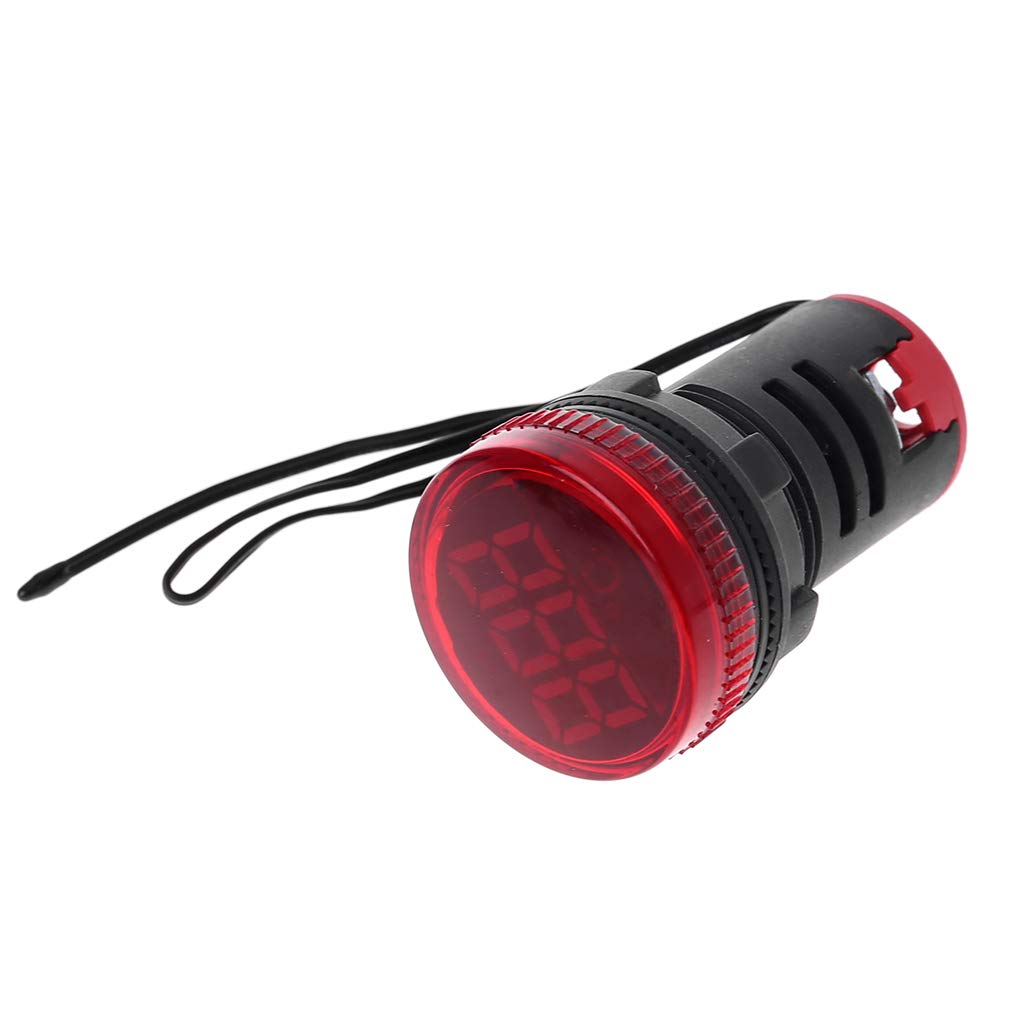22mm 50-380V Thermometer Light LED Digital Display Temperature Measuring Induction Ranging -20-119?