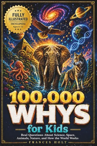 100,000 Whys for Kids: Real Questions About Science, Space, Animals, Nature, and How the World Works. The Fully Illustrated Encyclopedia for Ages 6–12 100,000 Whys for Kids: Real Questions About Science, Space, Animals, Nature, and How the World Works. The Fully Illustrated Encyclopedia for Ages 6–12
