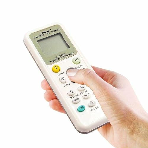 Miniatura 5 de Techzoco Mando Universal Para Aire Acondicionado, Mando Distancia Are Acondicionado, K-1028e, 1000 En 1 A C Control Remoto Lcd Digital, Compatible Con Hasta 1000 Marcas De Aire Acondicionado