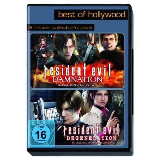 Resident Evil 4: Degeneration & Resident Evil: Damnation: Best of Hollywood - 2 Movie Collectors Pack