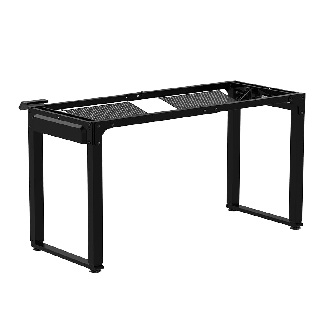 ULTRADESK Uplift V2 Frame Schreibtischgestell Elektrisch für Computer oder Stehtisch, Tischplatte 140 bis 180 cm, Höhenverstellbar 72 bis 116 cm, aus Metall, für Gaming Gamer, Schwarz