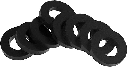 Miniatura 5 de 10 juntas de tanque de propano y 10 juntas tóricas para accesorios de nariz suave P.O.L., sellado a prueba de fugas de gas de goma, apto para