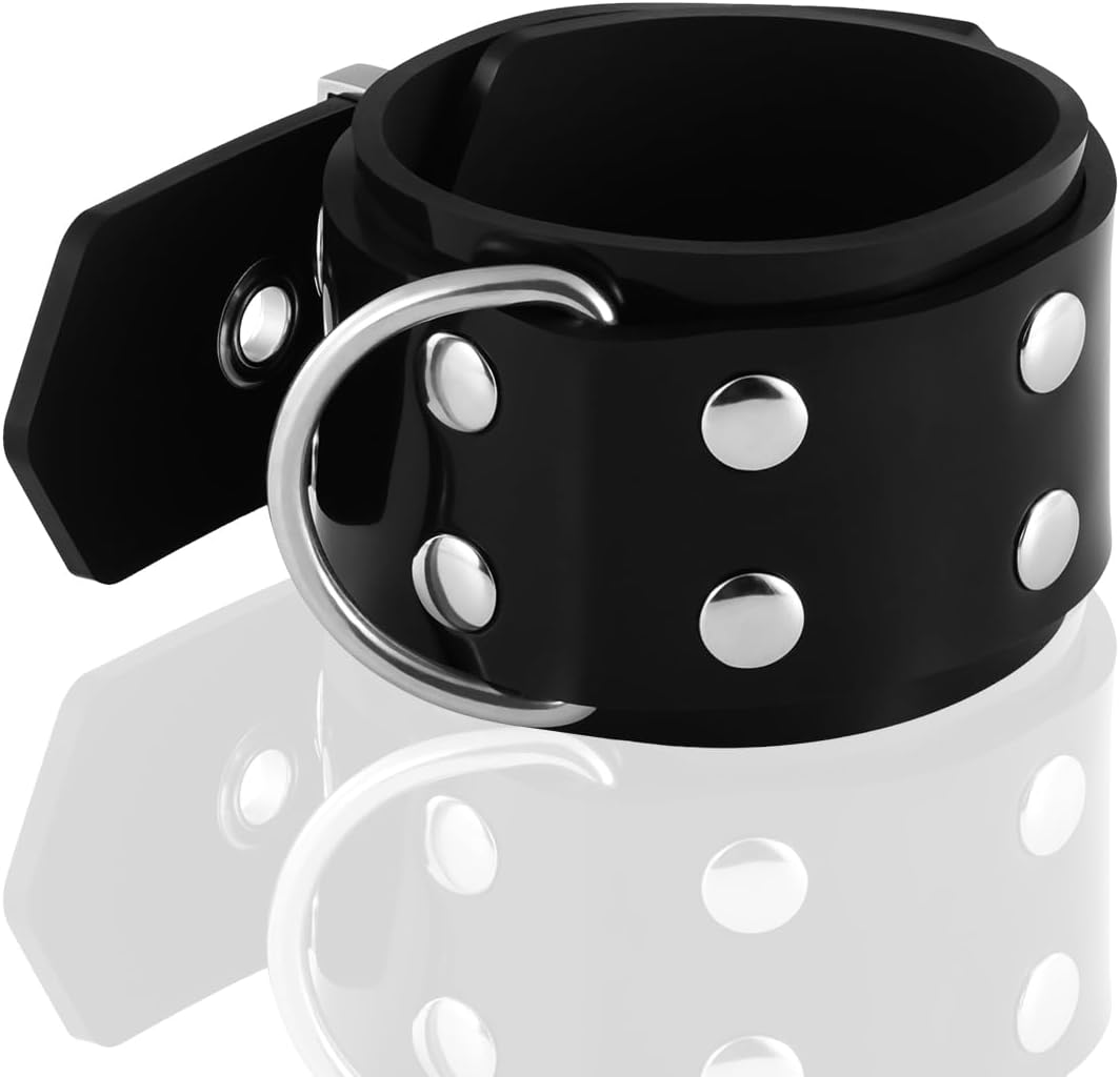 Nothosaur BDSM Sex Bondage Restraints Kit PU Leather Cuffs With Magnetic Lock Pu leather Buckle Fastening Adjustable