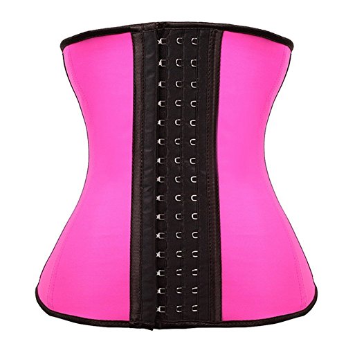 KIWI RATA Women's Latex Underbust Corset Waist Training Cincher Body Shaper for Weight