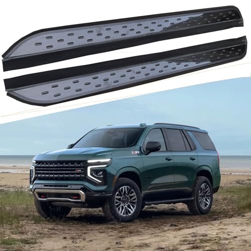 Estribos negros para Chevrolet Tahoe 2020-2026, 2 piezas