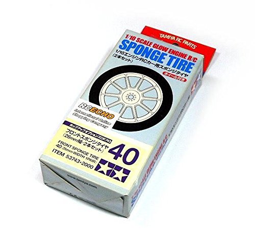 Neumáticos de esponja Tamiya 53743 para solucionar subviraje en coches RC 1/10 delanteros