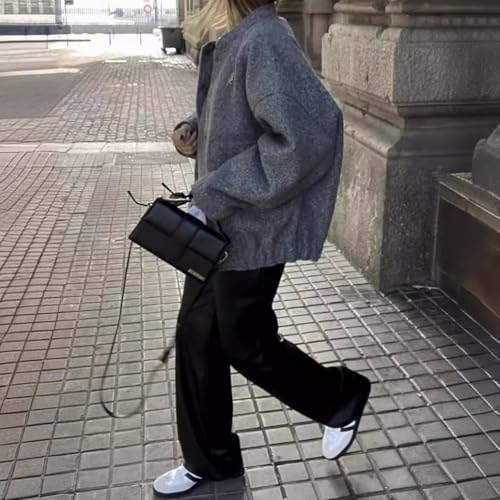 Women's Long Sleeve Coat Oversized Jackets Casual Soft Outdoor Sweatshirt Solid Jackets with Pockets4