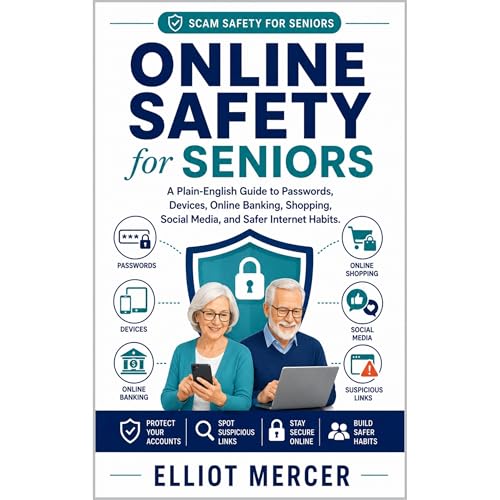Online Safety for Seniors Audiolibro Por Elliot Mercer arte de portada
