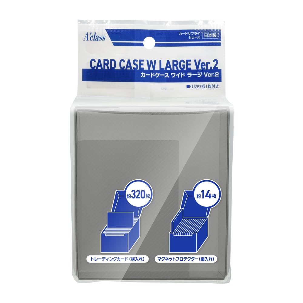 Amazon | アクラス カードケースW LARGE Ver.2 クリアブラック
