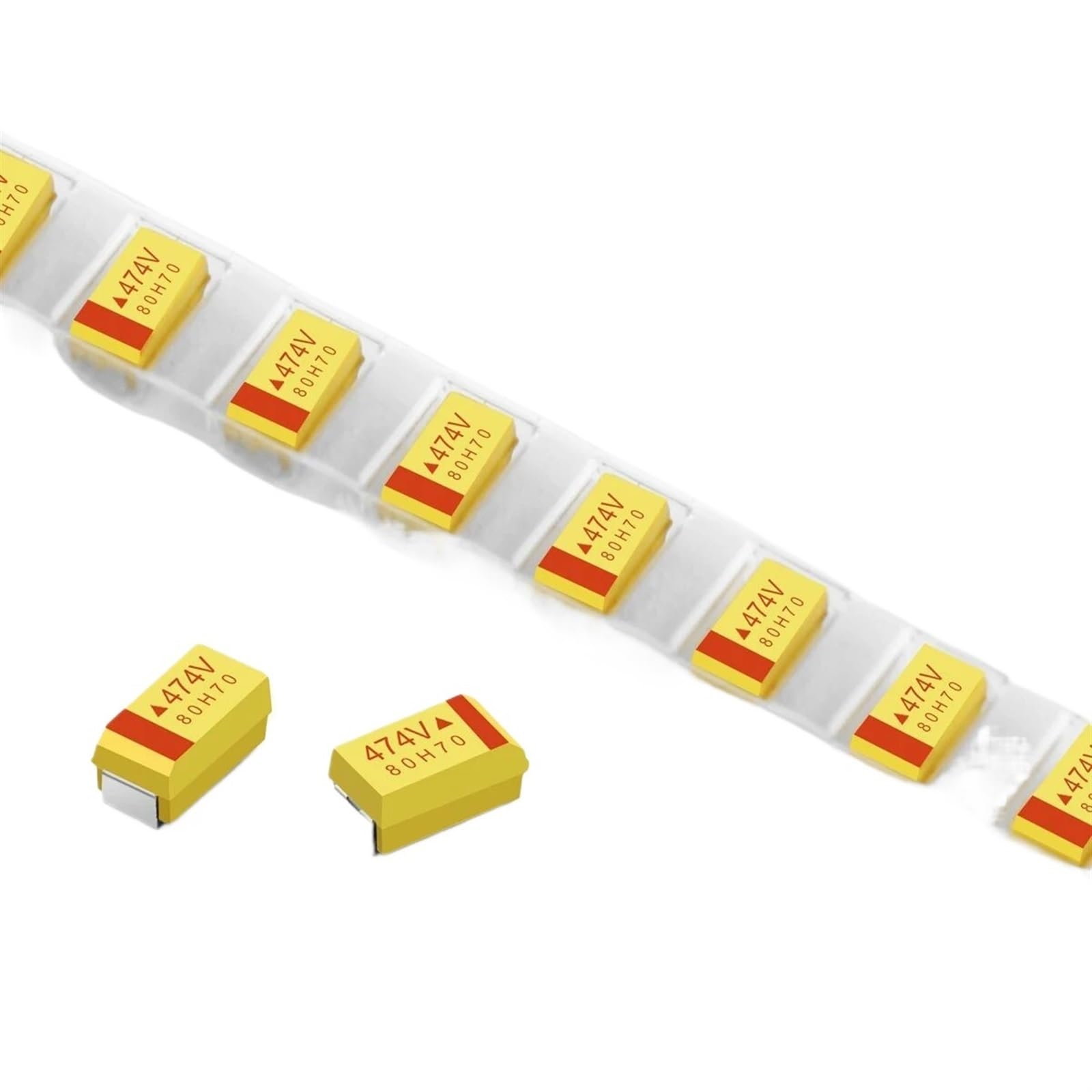 Condensateur type ABCD taille B 3528 composant CMS 10V 22uF x5 - 5