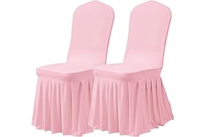 Elegant Dining Chair Slipcovers with Skirt