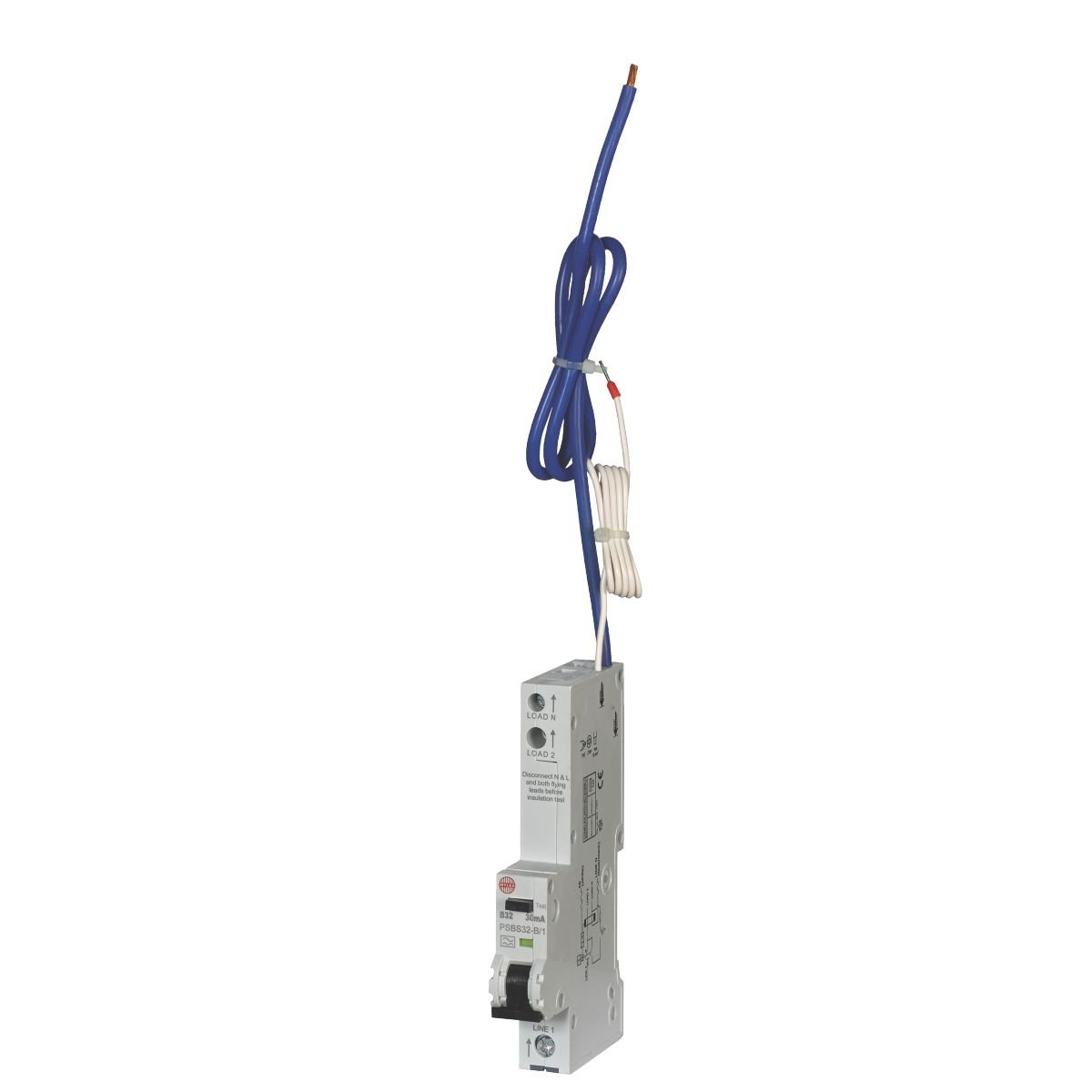 Wylex 32A 30mA Single Pole Type B RCBO