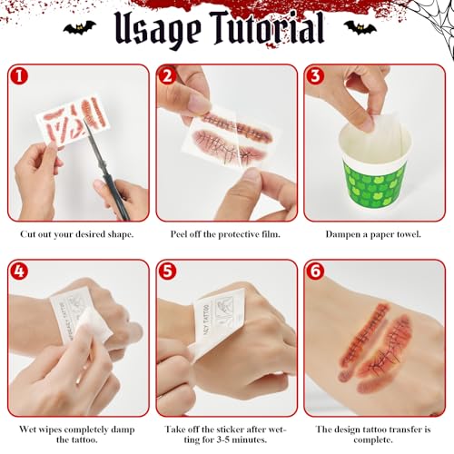 Disfraz de animadora zombie para niñas Halloween miniatura 6