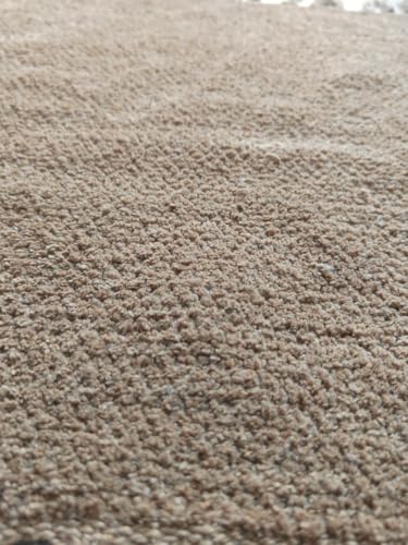 Image of Pooja Pure Cotton Hand Knitted Reversible Aasan Mat (Beige, 19 inchx19 inch | 48x48cm)