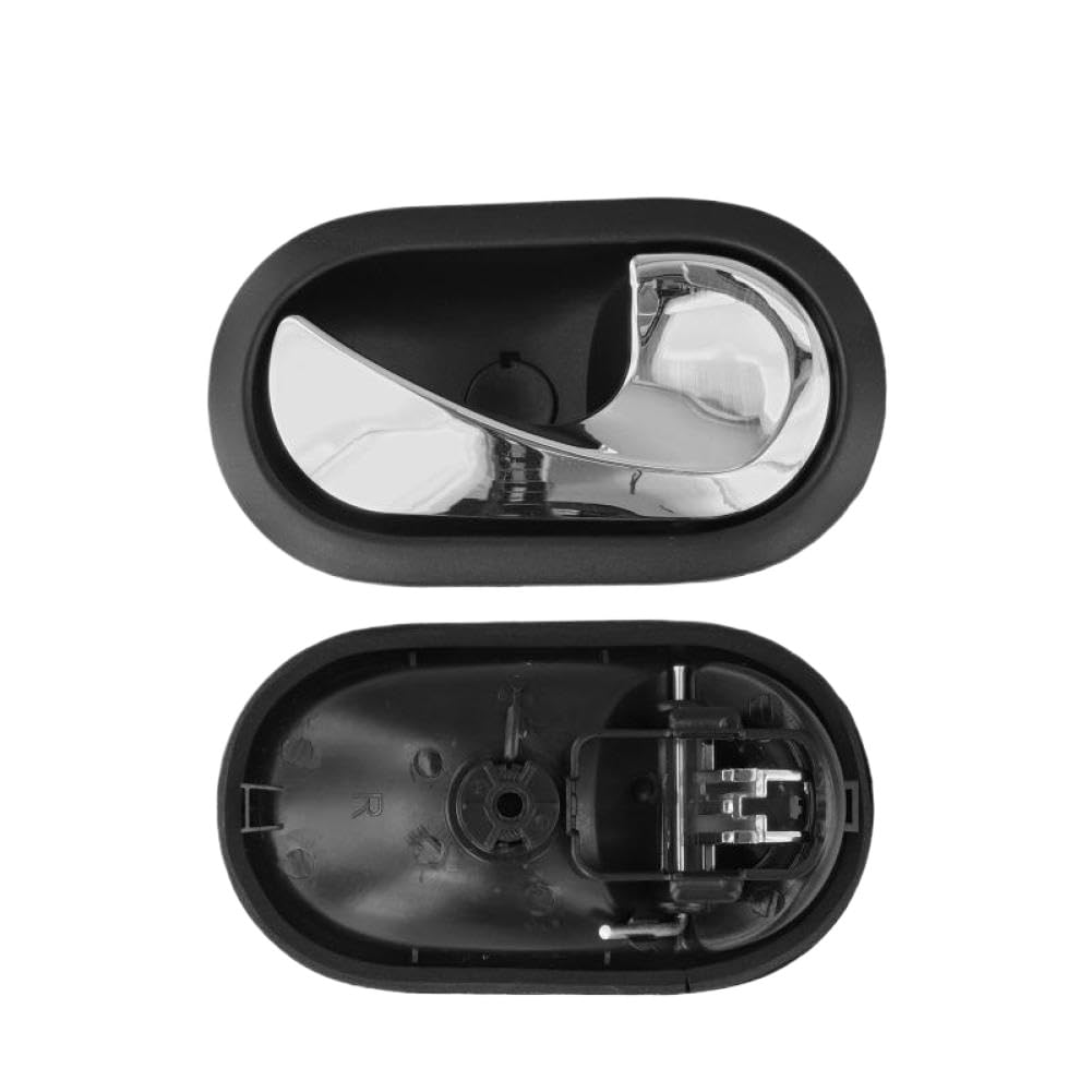 CQadsDyrx Interior Door Handle Left Right Compatible with Clio 2005-2012 8200174075 8200174074(Right)