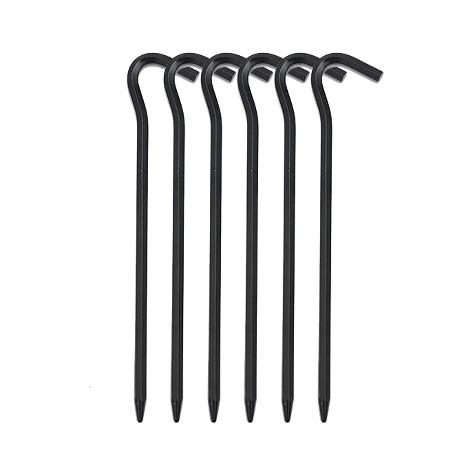 Piquets de tente en métal léger et résistant, piquets de camping, crochets en alliage d'aluminium antirouille, piquets de tente de camping avec sac de transport pour le jardinage, la randonnée, 1