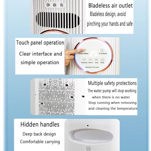 Ventilateur tour contre la chaleur étouffante avec oscillation et télécommande