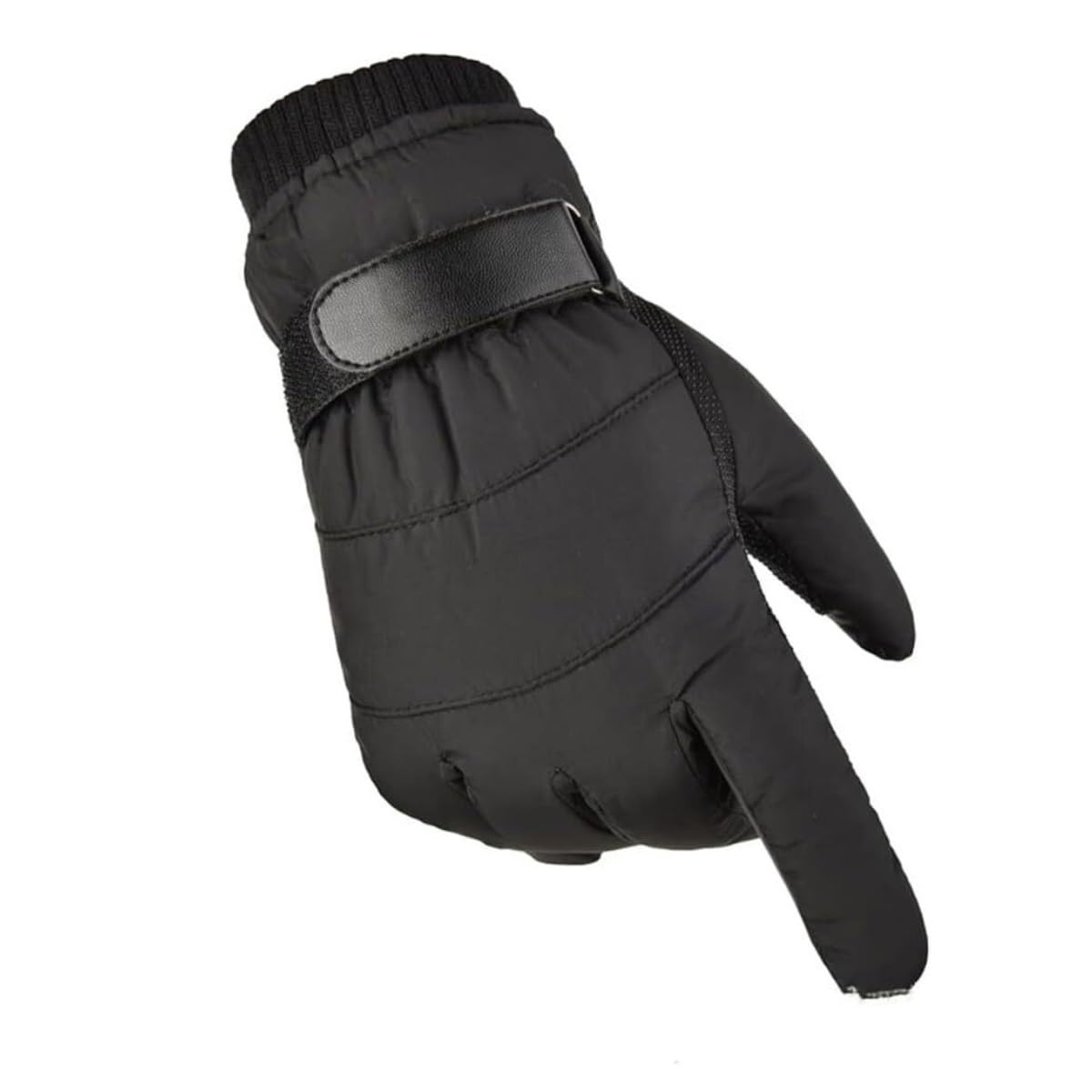 Guantes CáLidos Guantes De Ciclismo For Hombre con Pantalla Táctil, Guantes Gruesos Y Cálidos For Exteriores, Otoño E Invierno Guantes TéRmicos(Black)