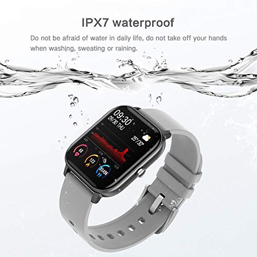 HANDA-Instrument-Smart-Watch-P8-Fitness-Tracker-with-Heart-Rate-Monitor-Smart-Watch-14-Full-Touch-Screen-Smart-Watch-IP67-Waterproof-Smart-Watch-for-Men-Women-Compatible-Android-and-iOS