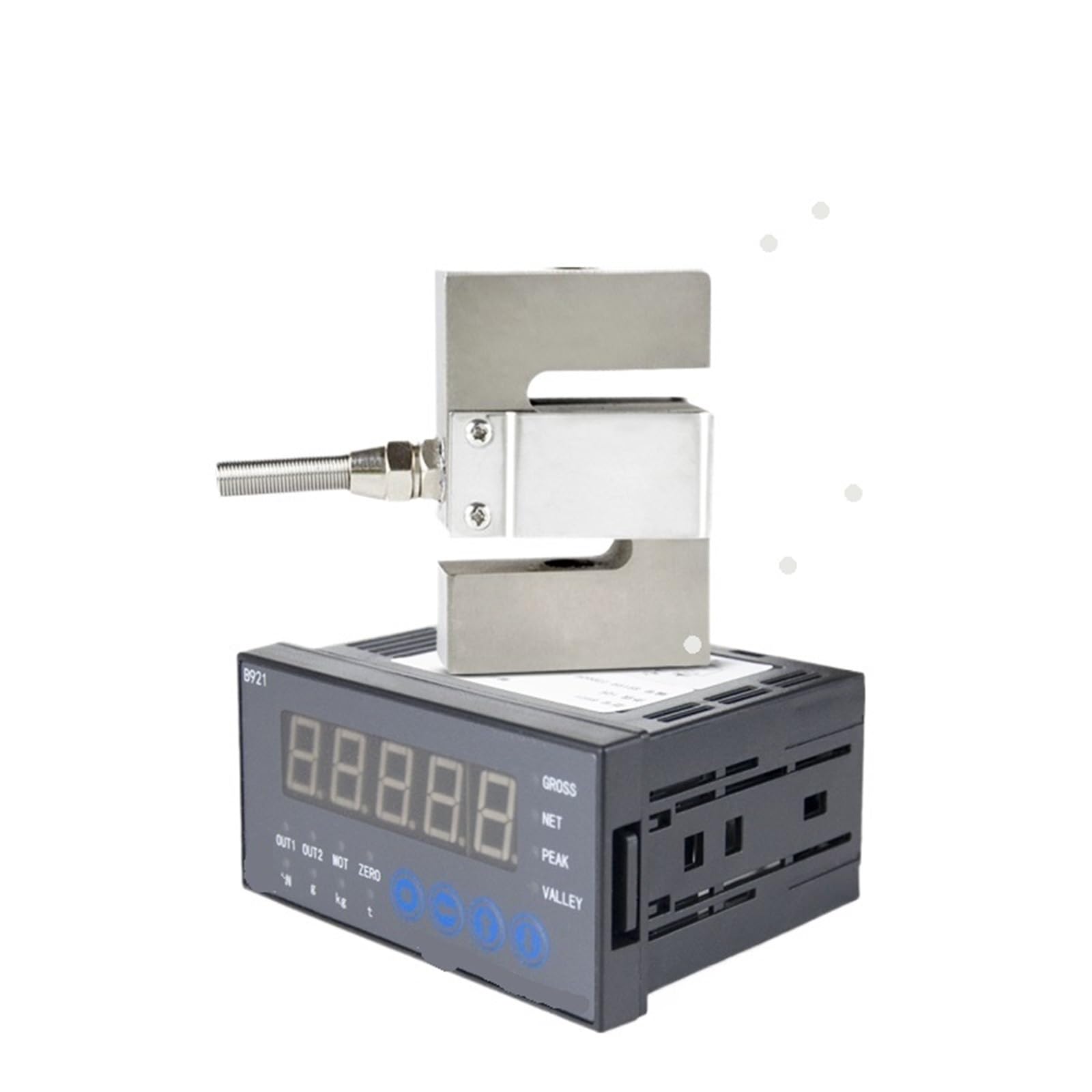 SBSSYVLMV 1pcs Load Cell + Indicator Display S Type Weighing Sensor 100g 300kg 1000kg 2000kg Weight(1000kg)